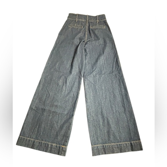 We The Free Blue Flare Wide Leg Jeans - Picture 3 of 11